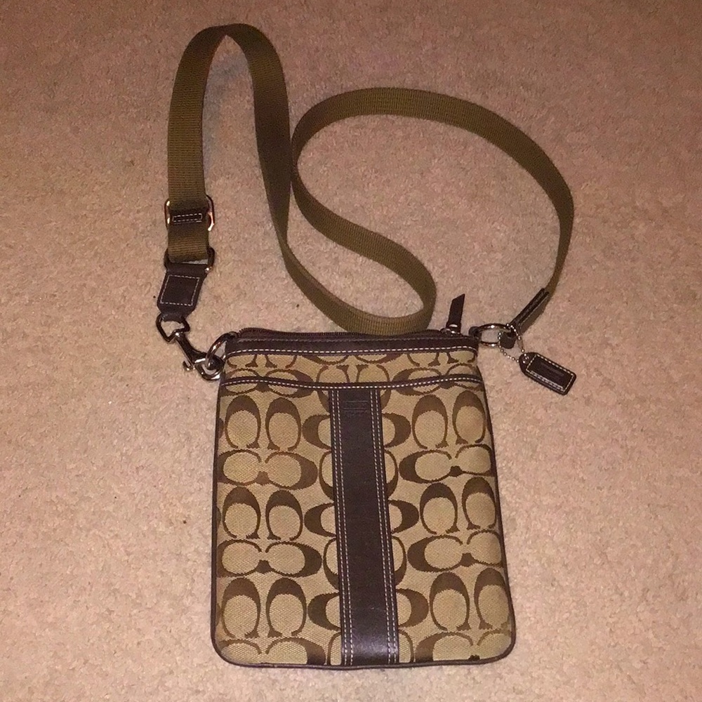 Coach cross body purse